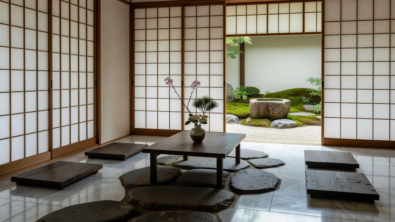 日本の茶室の室内空間